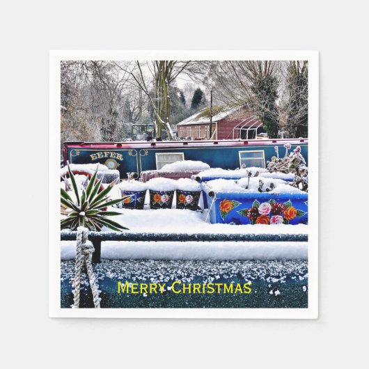 ナローボート スタンダードカクテルナプキン (正面)