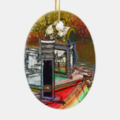 ナローボート セラミックオーナメント (裏面)