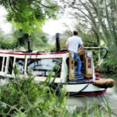 ナローボート セラミックオーナメント