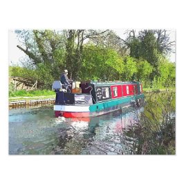 ナローボート フォトプリント           