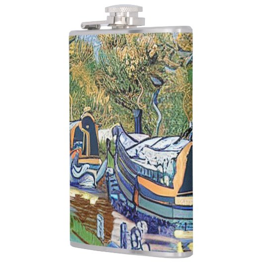 ナローボート フラスク (左)