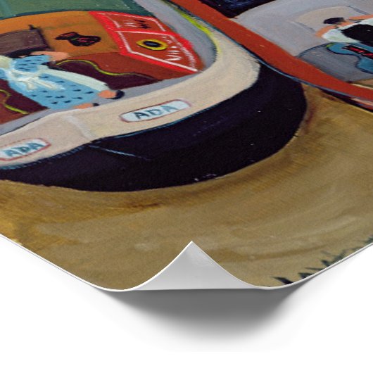 ナローボート ポスター (角)