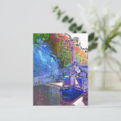 ナローボート ポストカード (スタンド正面)