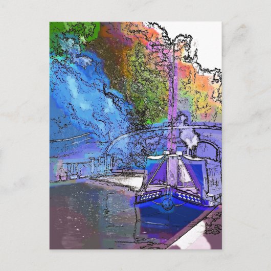 ナローボート ポストカード (正面)