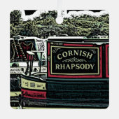 ナローボート メタルオーナメント (正面)