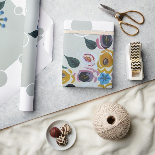 ナローボート ラッピングペーパー (クラフト)