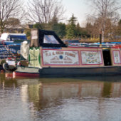 ナローボート ランバークッション