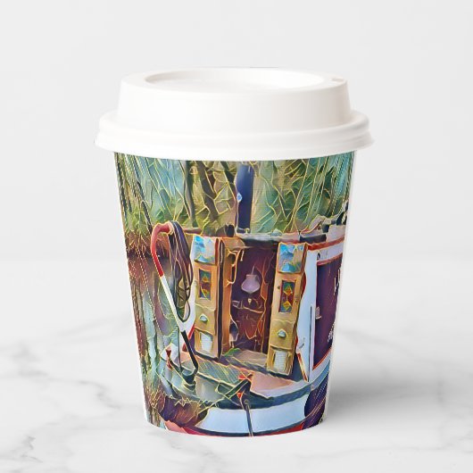 ナローボート 紙コップ (正面)