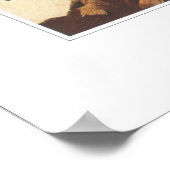 ナローリーブド春美しい- Claytonia virginica ポスター (角)