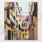 ナロー通りインヴェネツィア ワインラベル (シングルラベル)