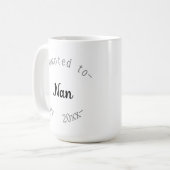 ナンに任命 コーヒーマグカップ (正面左)