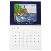 ナンの水彩画 カレンダー (3月 2026)