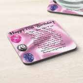 ナンの詩-第70誕生日 コースター (左側)