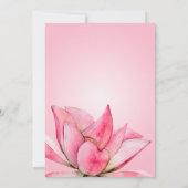 ナンカランゆりかごのセレモニーを命名するベビーガール 招待状 (裏面)