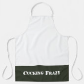 ナンキング・ファッツのような遊緑のカッキング擦れ合った言葉 エプロン (正面)