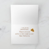 ナンシスター恵みアットサンクスギビングサンフラワー カード (内部)