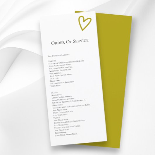 ナンシング・ファンシー 式次第 カラフル・プログラム 招待状