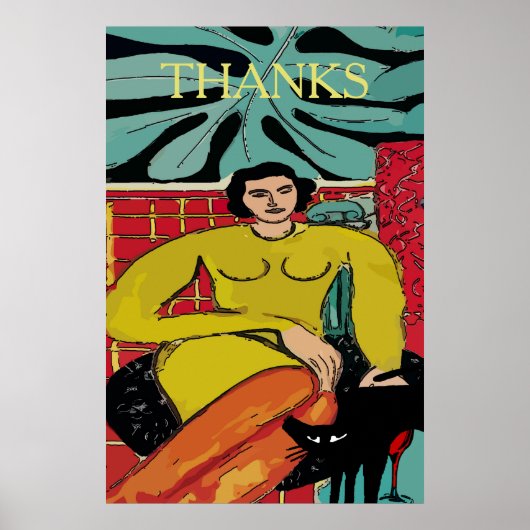 ナンシーと黒猫ポスター ポスター (正面)