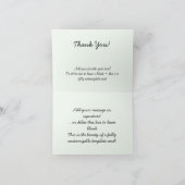 ナンシーのミックスNotecardカスタマイズ可能なテンプレート サンキューカード (内部)