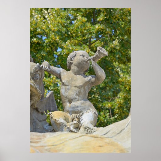 ナンシーの中央にスタニスラスを配置，フランス ポスター (正面)