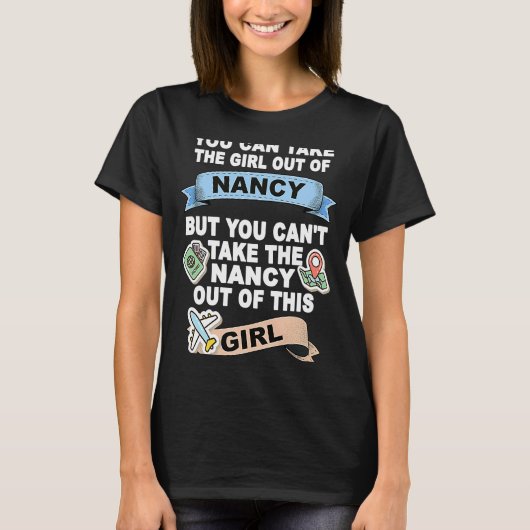 ナンシーの女の子ナンシーの転勤 Tシャツ (正面)