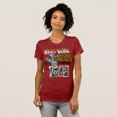 ナンシーの破壊者のビキニの高い女性Tシャツ Tシャツ (正面フル)