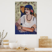 ナンシーインハット、マティススタイル ポスター (キッチン)