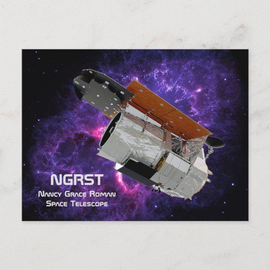 ナンシーグレスローマ宇宙望遠鏡 ポストカード (正面)