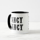 ナンシーファンシーニックネーム マグカップ (正面左)