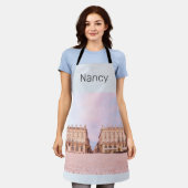 ナンシープレイスタニスラスグランドエストフランスサンセット エプロン (着用した状態)