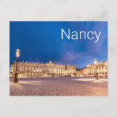 ナンシープレイスタニスラスグランドエストフランスサンセット シーズンポストカード (正面)