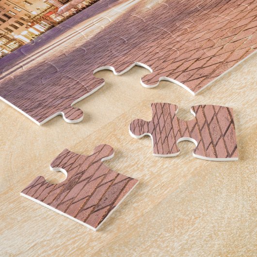 ナンシープレイスタニスラスグランドエストフランスサンセット ジグソーパズル (側面)