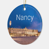ナンシープレイスタニスラスグランドエストフランスサンセット セラミックオーナメント (左)