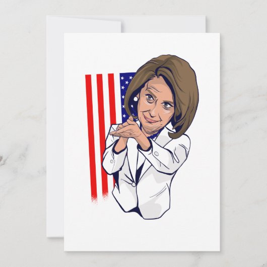 ナンシーペロシ拍手ミーム 招待状 (正面)