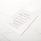 ナンシーモダン結婚ズ 箔招待状 (回転した状態)