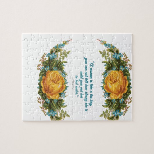 ナンシー感動的・レーガンによる女性のための引用文 ジグソーパズル (横)