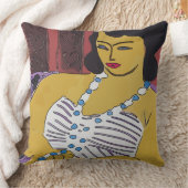 ナンシー抽象芸術夏装飾用クッション クッション (ブランケット)