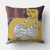 ナンシー抽象芸術夏装飾用クッション クッション (裏面)