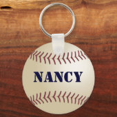 ナンシー野球キーチェーンby 369MyName キーホルダー (正面)