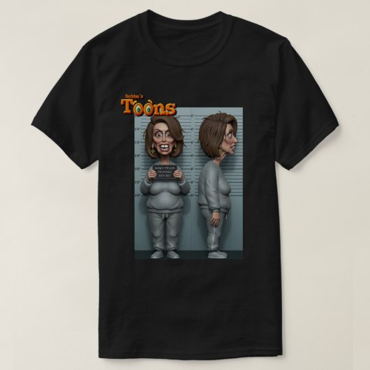 ナンシー・ペロシ下院議長 (民主党カリフォルニア) Tシャツ (デザイン正面)