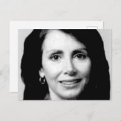 ナンシー・ペロシ議員の若い写真 ポストカード (正面/裏面)