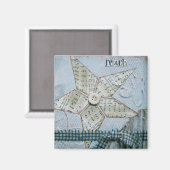 ナンシー・レフコによる「リーチ」アートマグネット マグネット (正面/裏面)