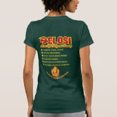 ナンシーPelosiのカスタマイズ可能なパロディのTシャツ Tシャツ (裏面)