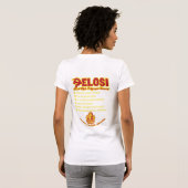 ナンシーPelosiのカスタマイズ可能なパロディのTシャツ Tシャツ (裏面フル)