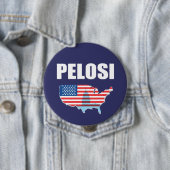 ナンシーPELOSIの選挙のギア 缶バッジ (インサイチュ)