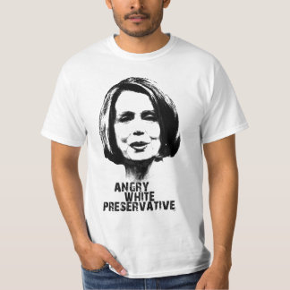 ナンシーPelosi: 怒っている白いPreservatve Tシャツ