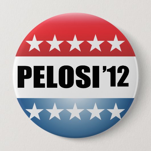 ナンシーPELOSI 缶バッジ (正面)