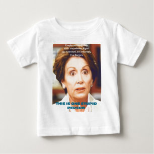 ナンシーPELOSI- 1の愚かな人 ベビーTシャツ