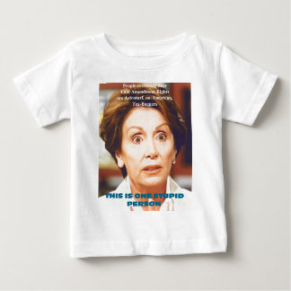 ナンシーPELOSI- 1の愚かな人 ベビーTシャツ