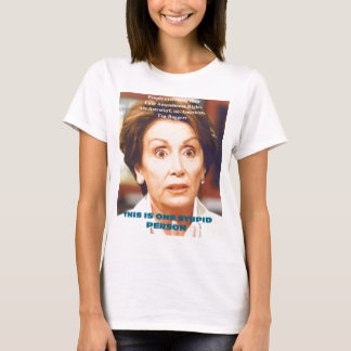 ナンシーPELOSI- 1の愚かな人 Tシャツ